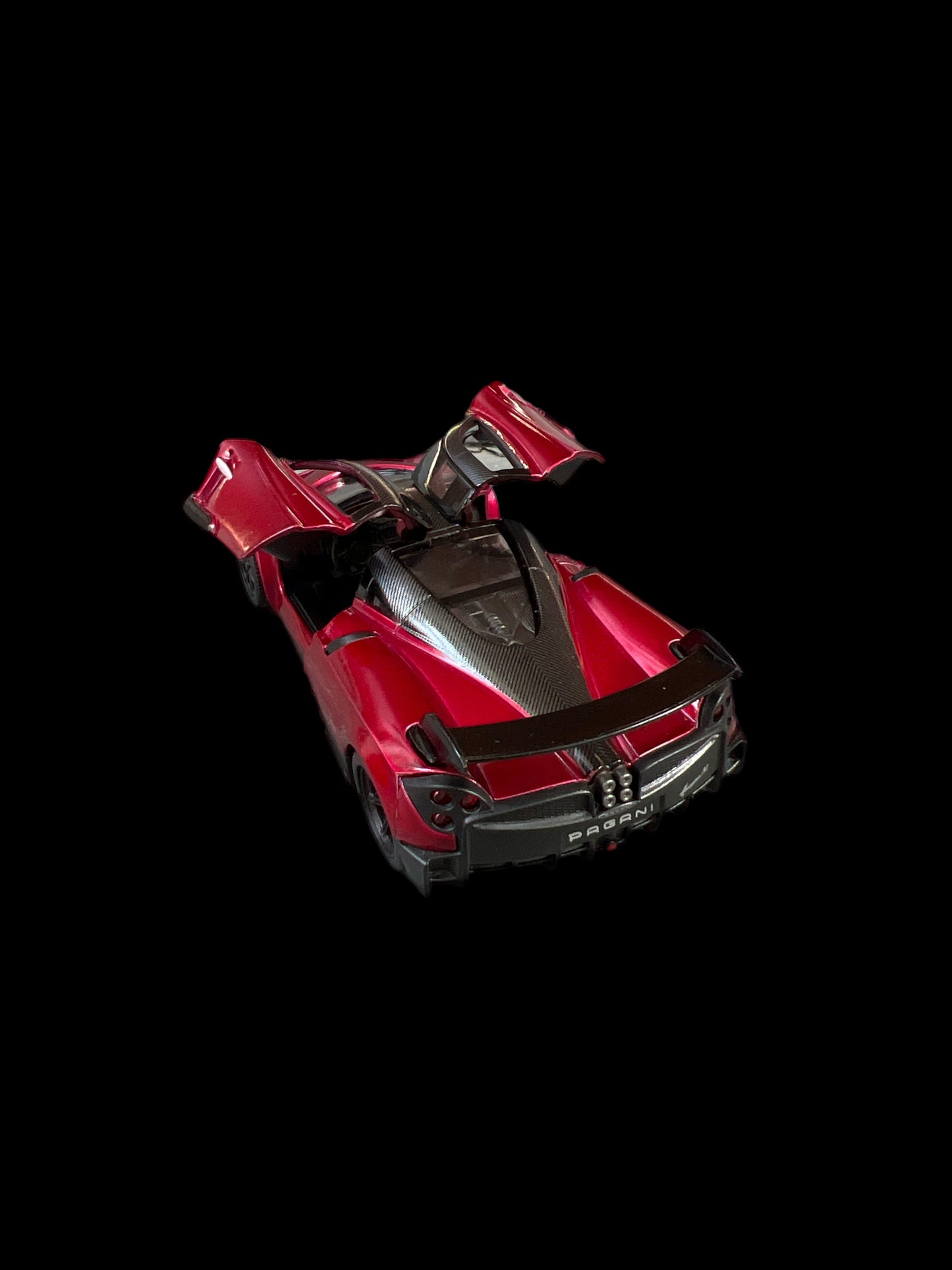 Red 2016 Pagani Huayra BC Die-Cast Pull-Back Car