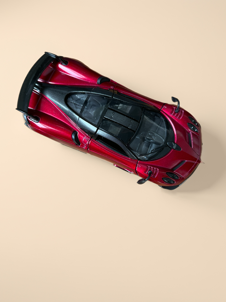 Red 2016 Pagani Huayra BC Die-Cast Pull-Back Car