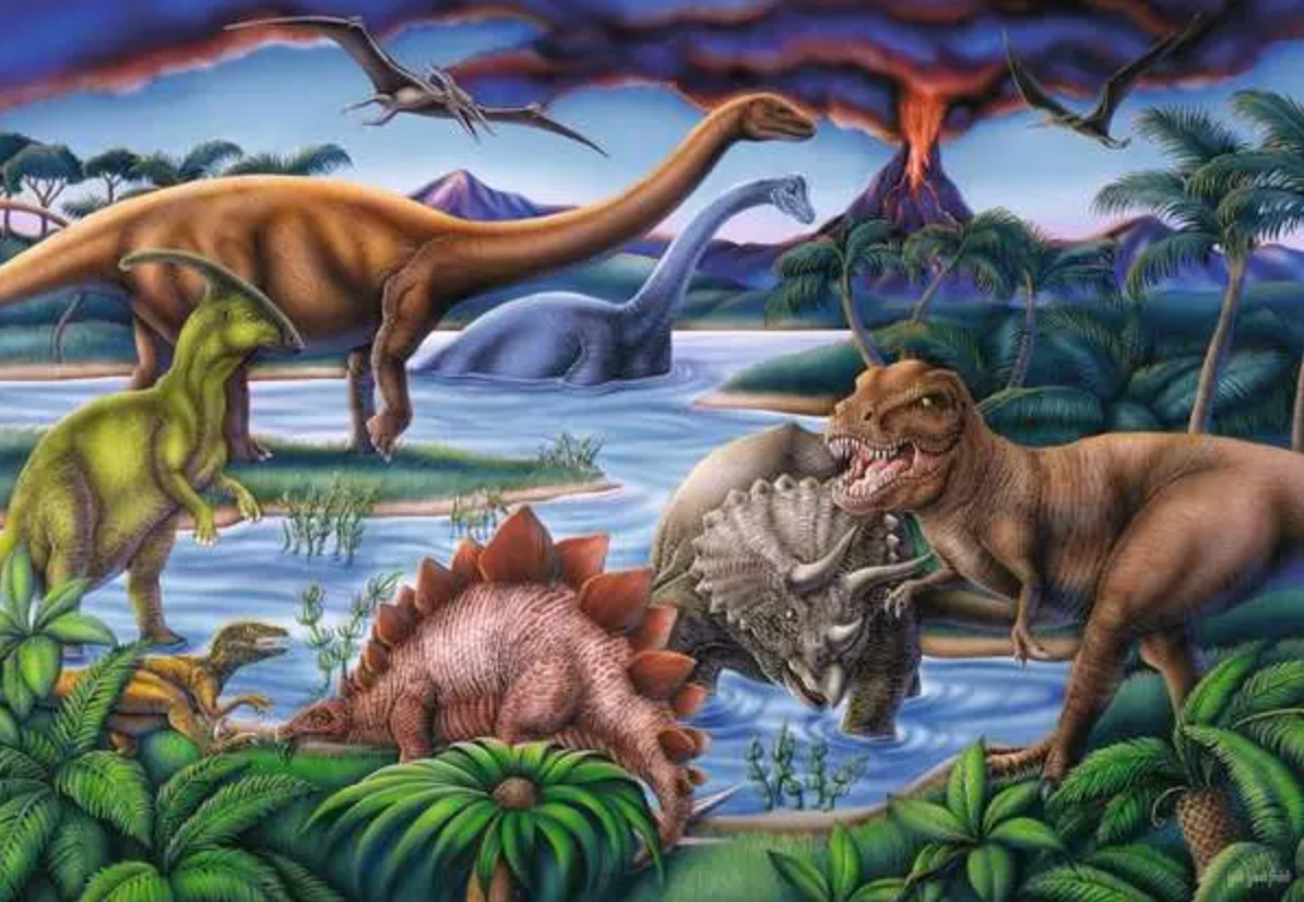 Dinosaur Playground 35pc Puzzle