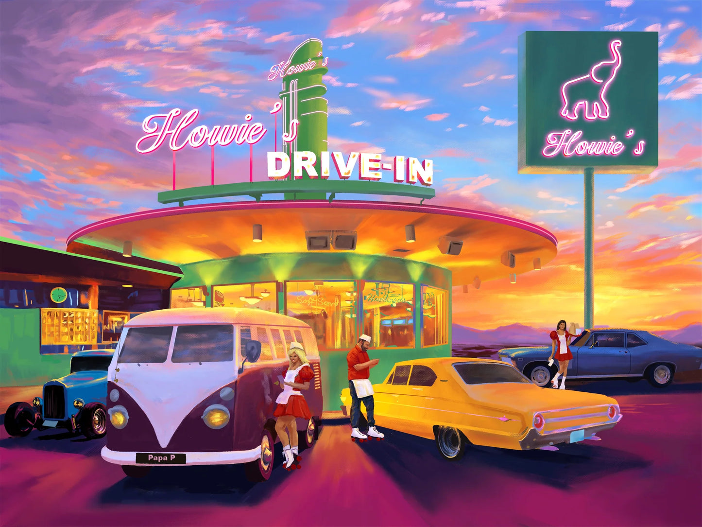 Howie's Drive-In 48 Piece Puzzle